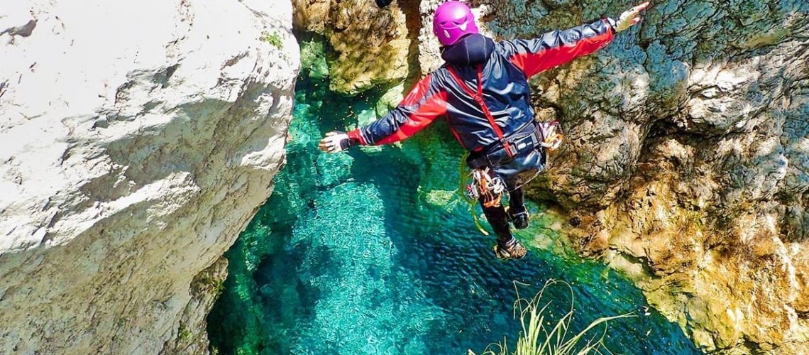 corso base canyoning recovery energy